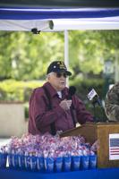 Hundreds gather to celebrate and support plans for a World War II memorial in Bakersfield