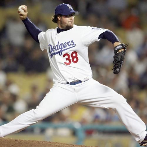 CSUB Baseball Dinner '26 - Eric Gagne pitching