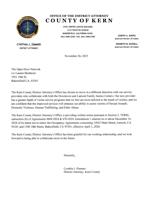Non-renewal letter