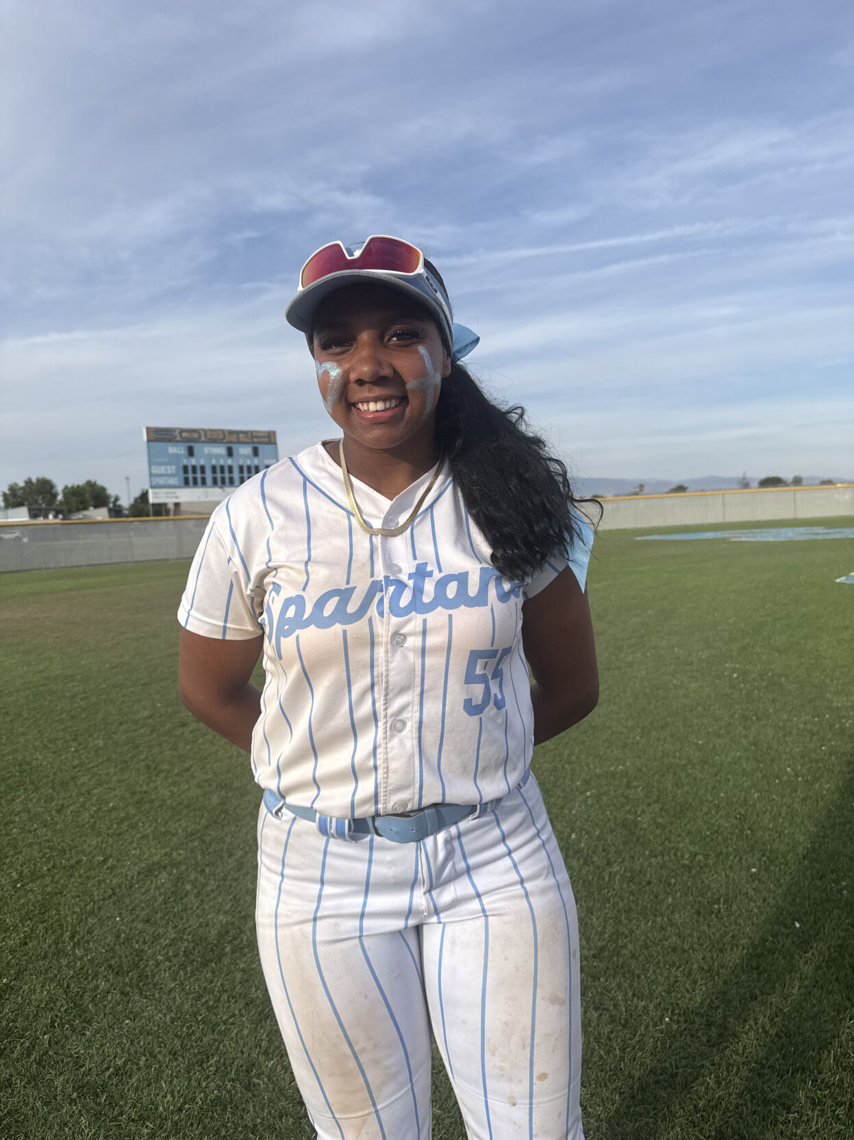 Girls softball - South's Aniyah Gordon