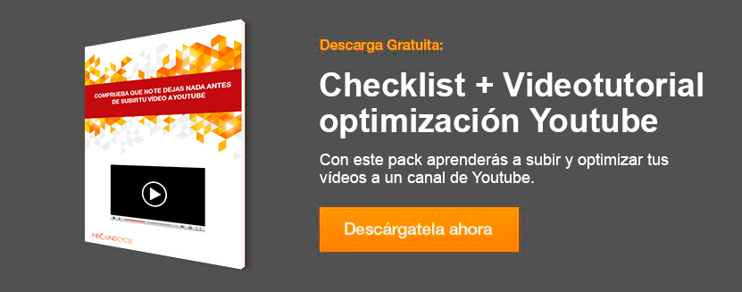 Pack checklist y videotutorial subir y optimizar videos youtube