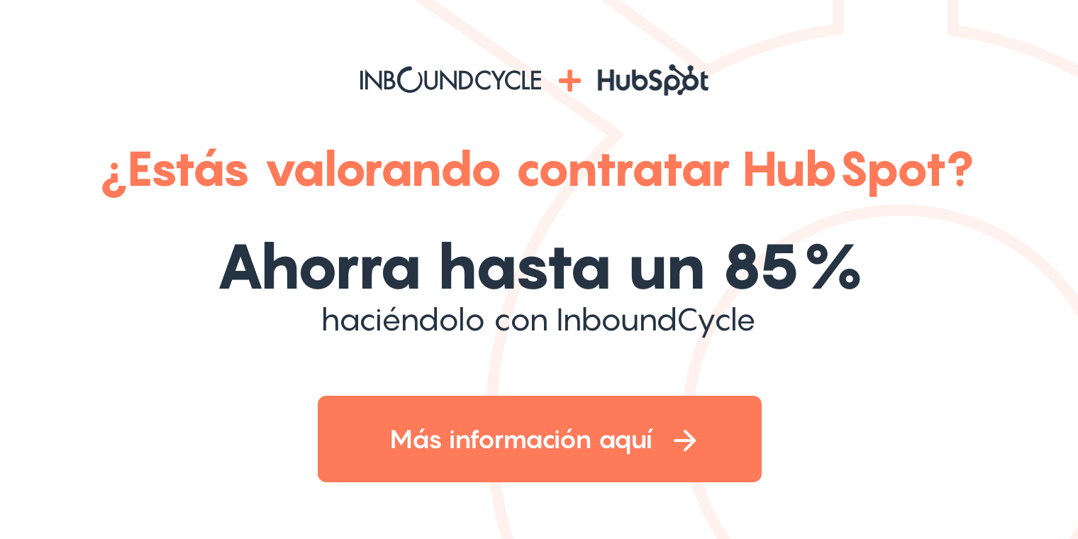Contrata HubSpot con InboundCycle