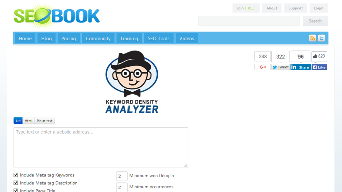keyword density seobook keyword density seobook